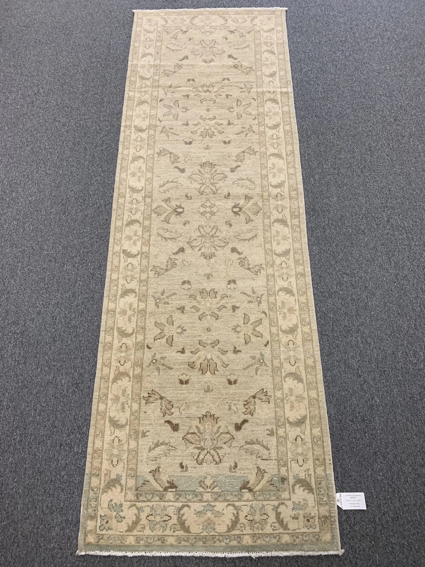 Oushak 2' 8"X8' Handmade Wool Runner Rug # 9824