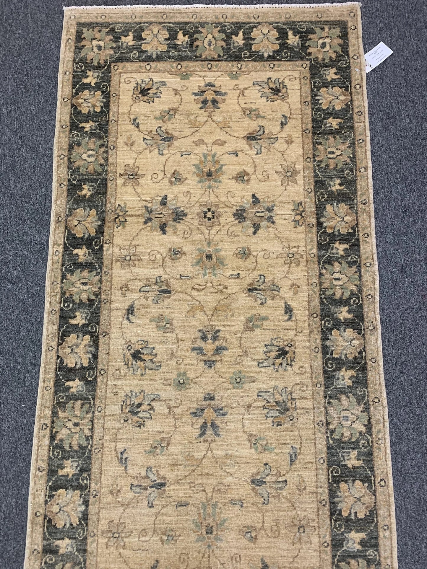 Runner Oushak 2' 9"X10' Handmade Wool Rug # 10538