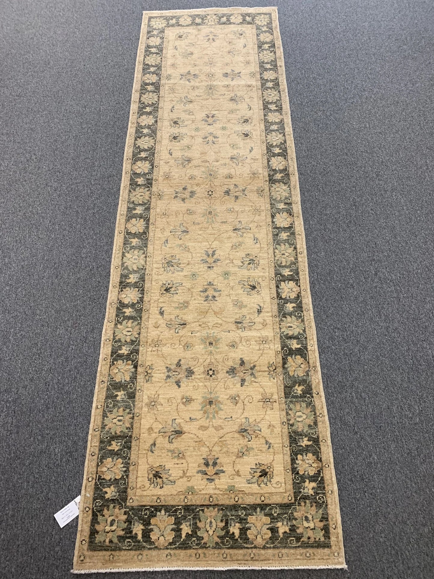 Runner Oushak 2' 9"X10' Handmade Wool Rug # 10538