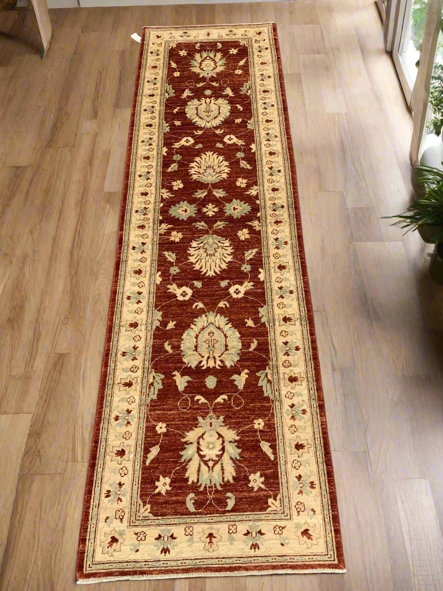 Oushak Ziegler 2' 7"X10' Handmade Wool Runner Rug # 11136