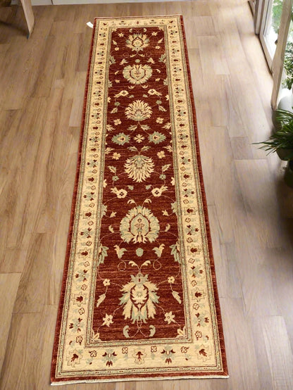 Oushak Ziegler 2' 7"X10' Handmade Wool Runner Rug # 11136