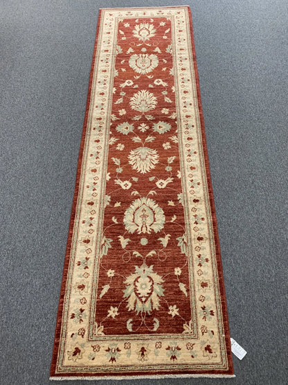 Oushak Ziegler 2' 7"X10' Handmade Wool Runner Rug # 11136