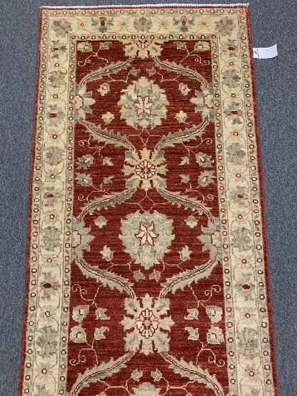 Oushak 2' 8"X10' Handmade Wool Runner Rug # 10540