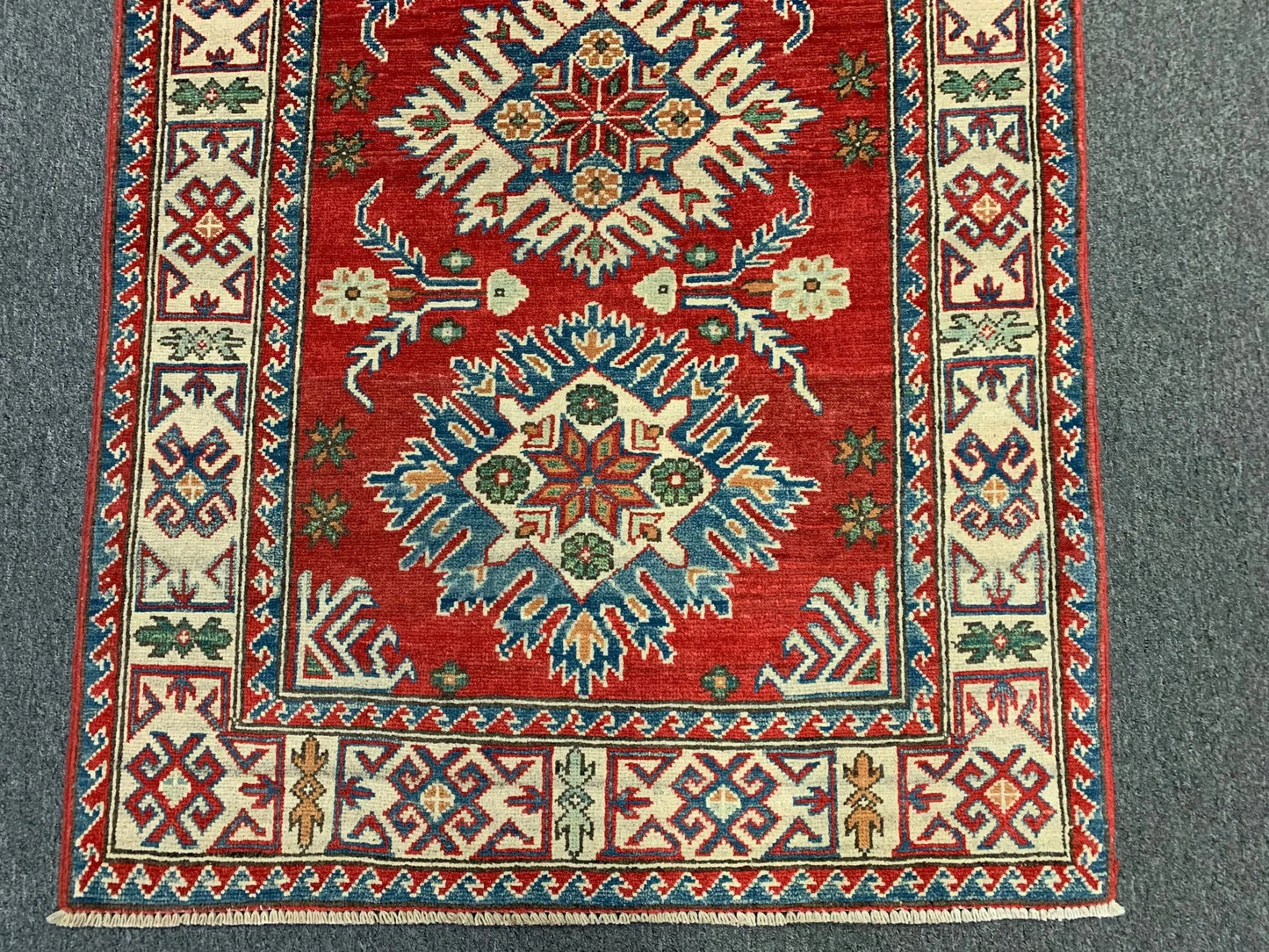 3' X 5' Fine Kazak Handmade Wool Rug # 10959