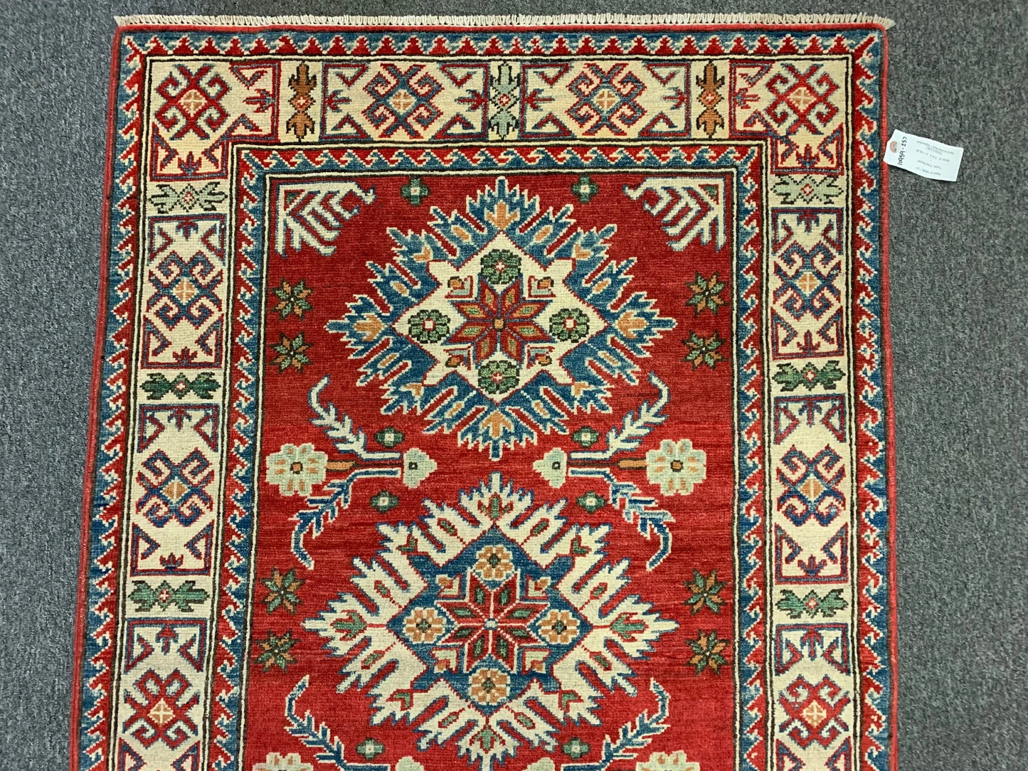 3' X 5' Fine Kazak Handmade Wool Rug # 10959