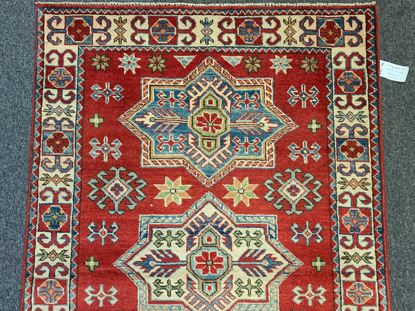 3' X 5' Fine Kazak handmade Wool Rug # 10747