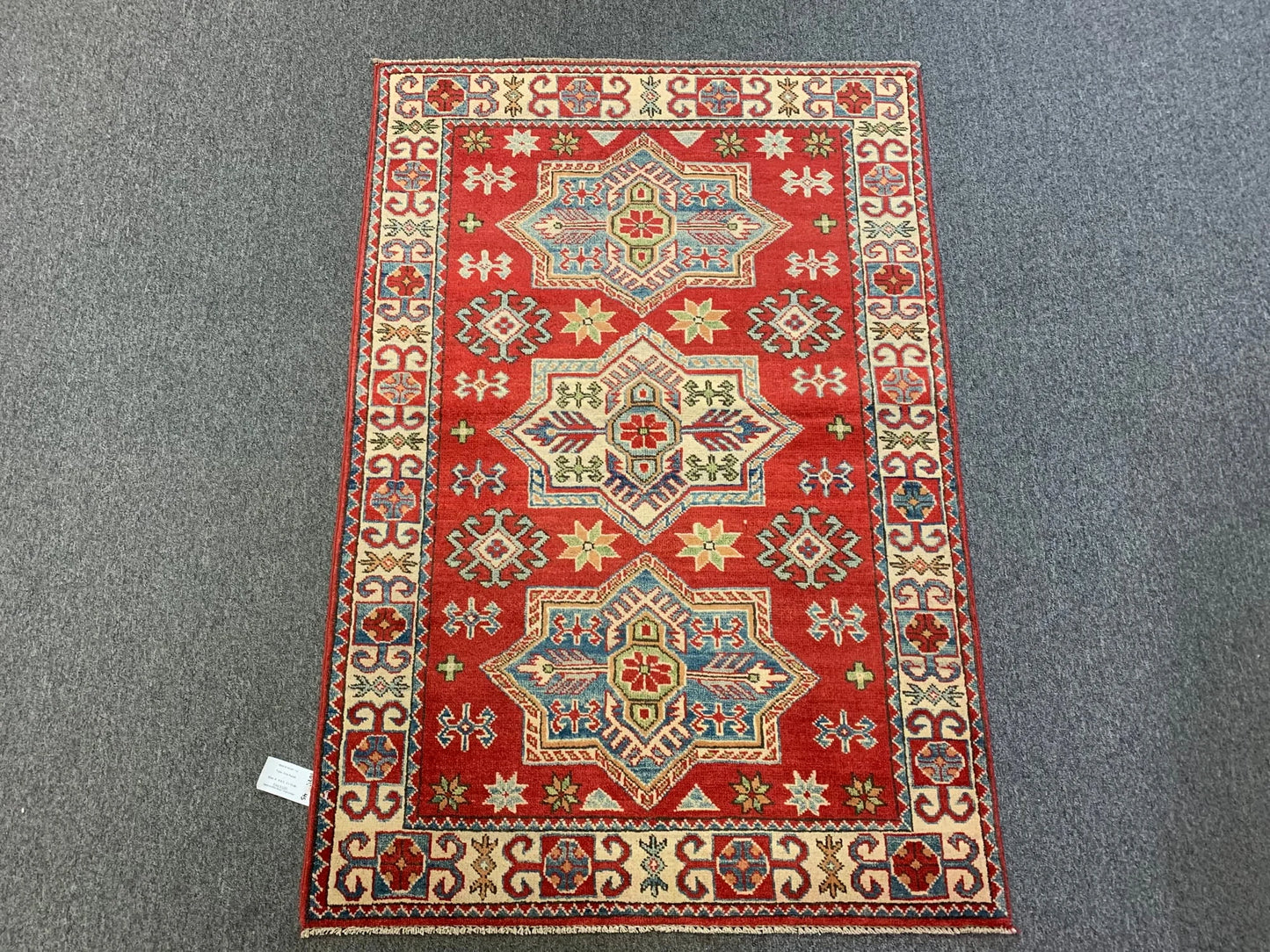 3' X 5' Fine Kazak handmade Wool Rug # 10747