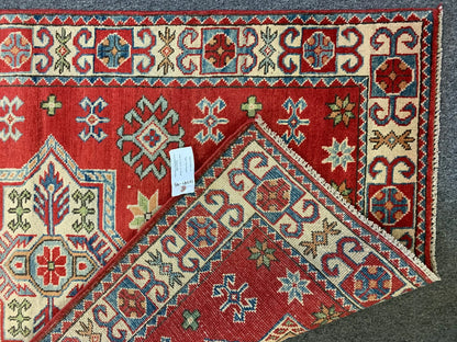 3' X 5' Fine Kazak handmade Wool Rug # 10747