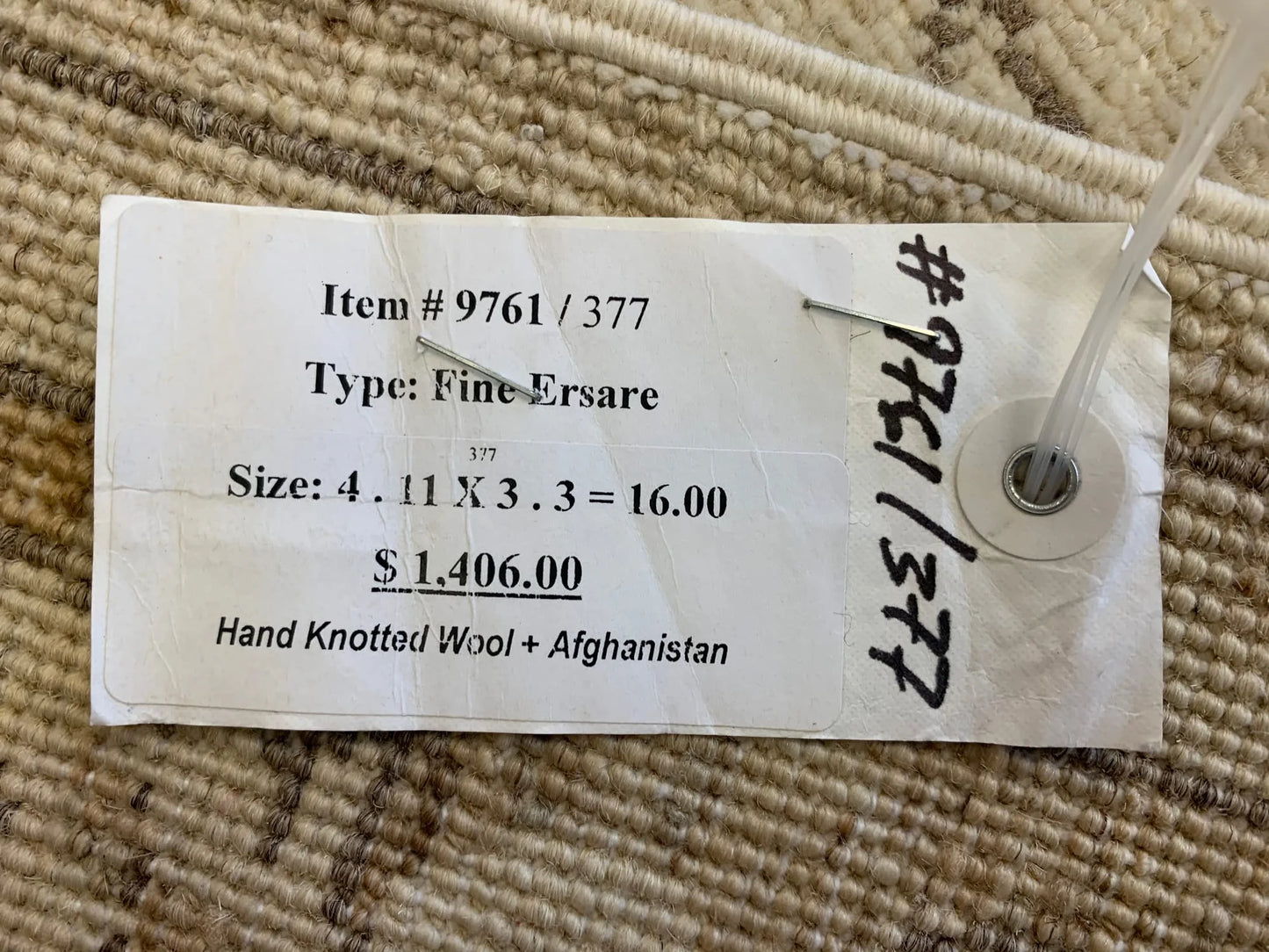 3X5 Oushak Ziegler Handmade Wool Rug # 9761
