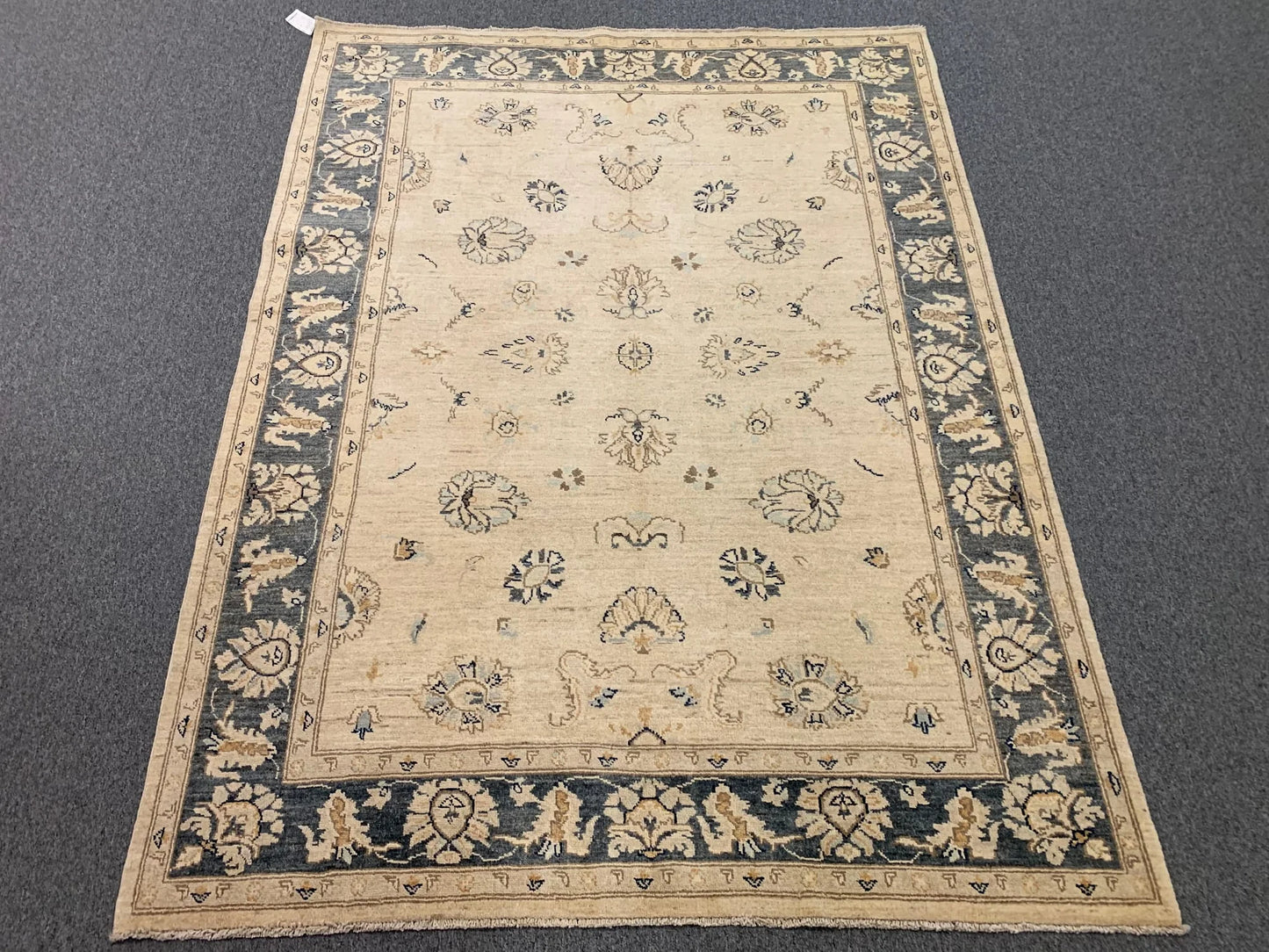 6X8 Oushak Ziegler Handmade Wool Rug # 10858