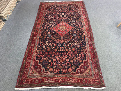 Wide Runner 5' 3" X 9' 10" Authentic Hamadan Hand Knotted Rug # 11611