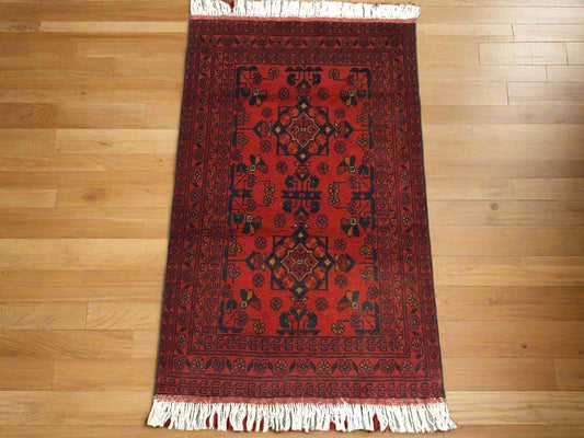 Khall Tribal 3X4 Handmade Wool Rug # 11979