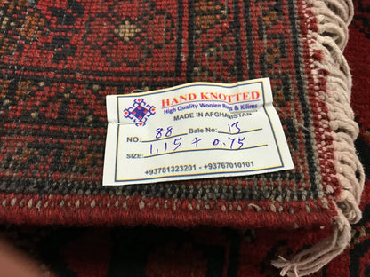 3 X 4 Khall Tribal Handmade Wool Rug # 11983
