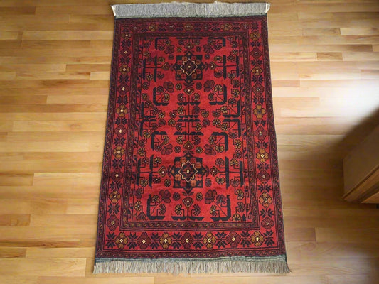 Khall Tribal 3X4 Handmade Wool Rug # 12038