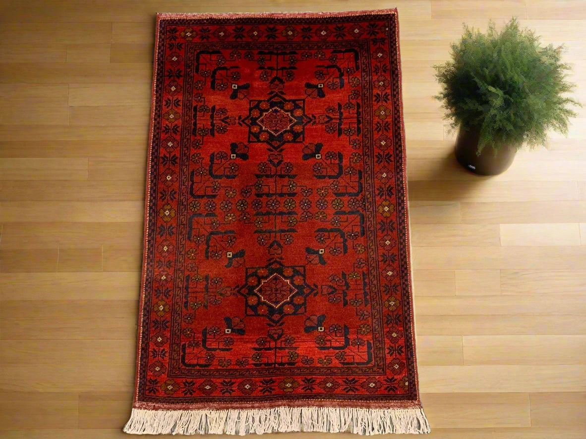 Khall Tribal 3X4 Handmade Wool Rug # 11960