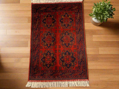 Khall Tribal 3X4 Handmade Wool Rug # 11961