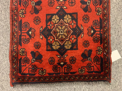 Khal Mohammadi 2X5 Handmade Wool Runner Rug # 12272