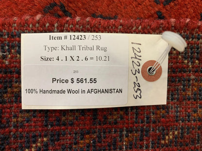 Khall Tribal 3X4 Handmade Wool Rug # 12423