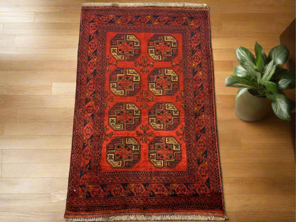 Khall Tribal 3X4 Handmade Wool Rug # 12420