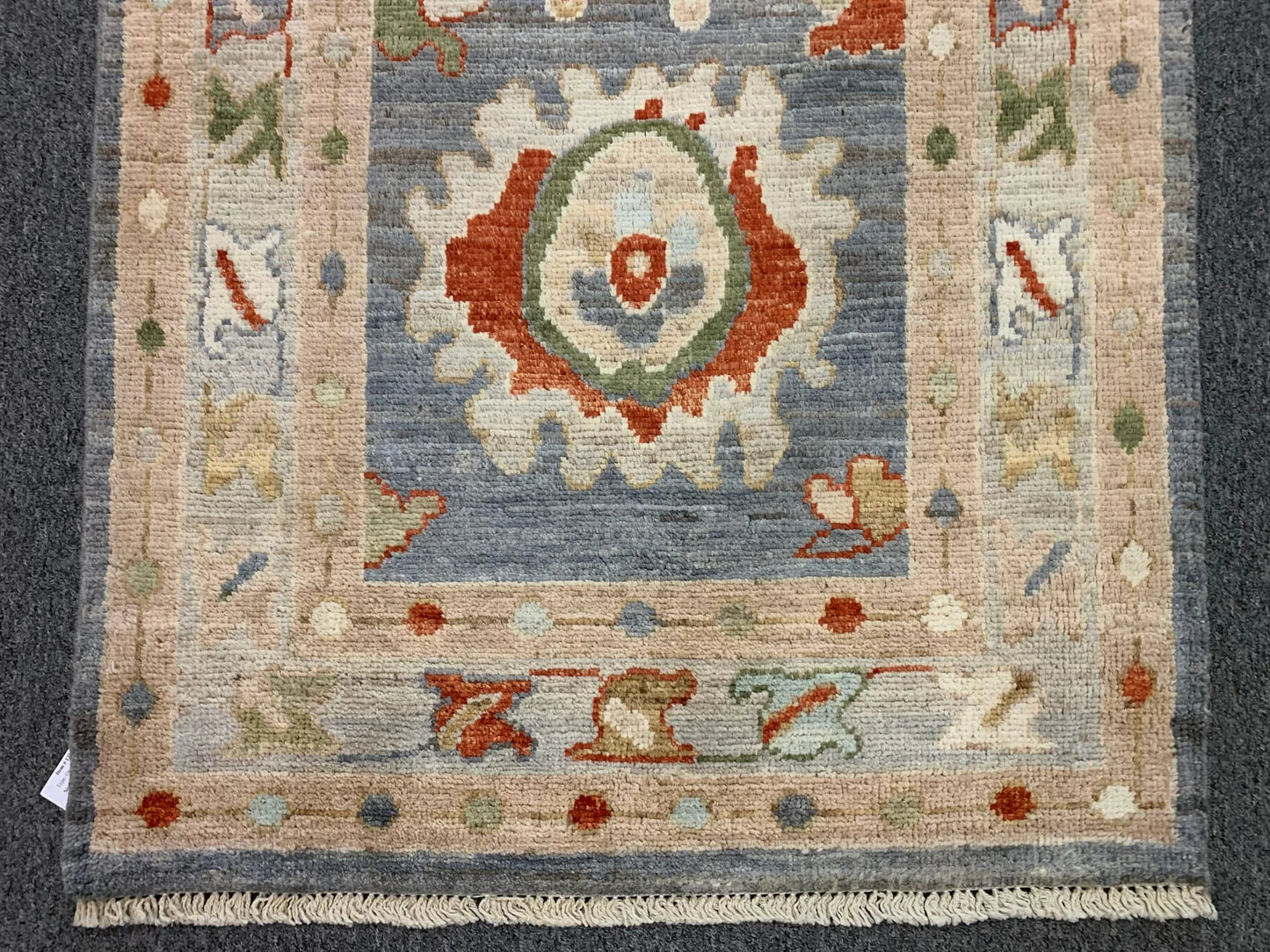 Oushak 2' 9"X10' Handmade Wool Runner Rug # 12240