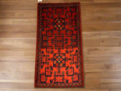 2 X 3 Khall Tribal Handmade Wool Rug # 12311