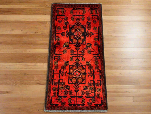 2 X 4 Khall Tribal Handmade Wool Rug # 12400