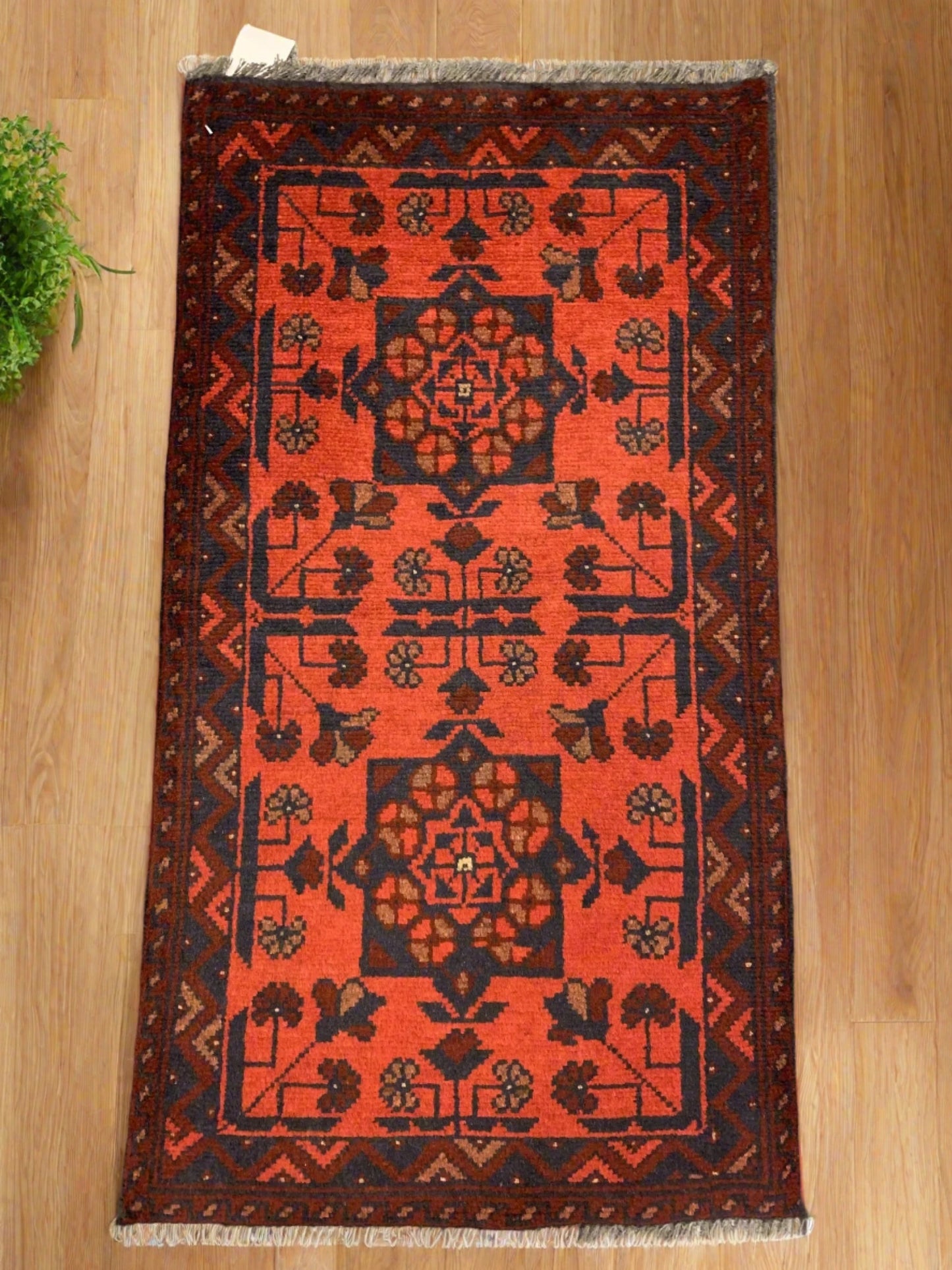 2 X 4 Khall Tribal Handmade Wool Rug # 12329