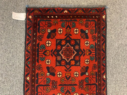 2 X 3 Khall Tribal Handmade Wool Rug # 12350