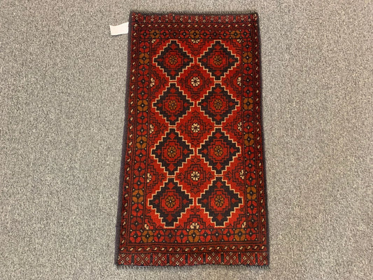 2 X 3 Khall Tribal Handmade Wool Rug # 12363