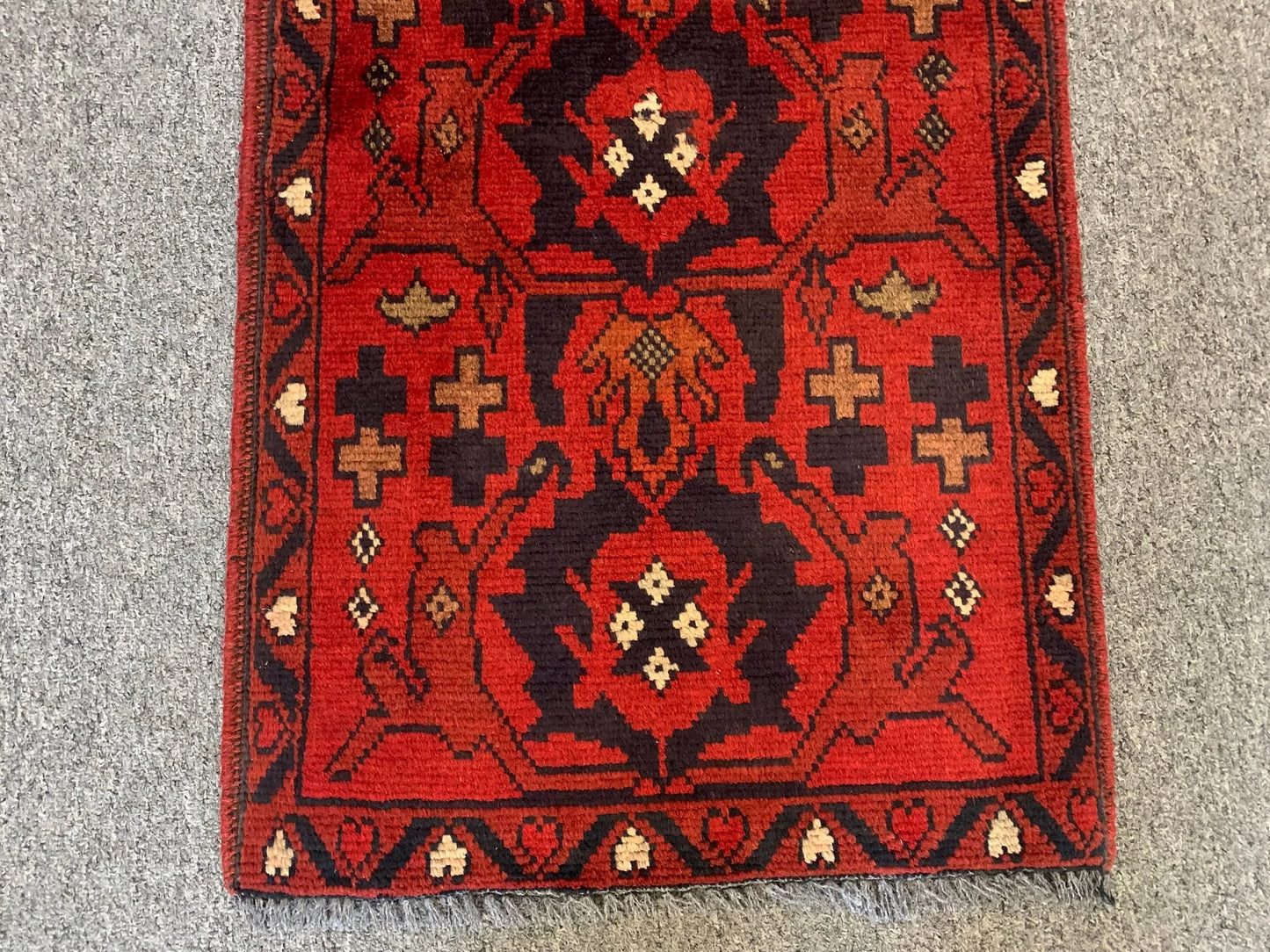 2 X 3 Khall Tribal Handmade Wool Rug # 12395