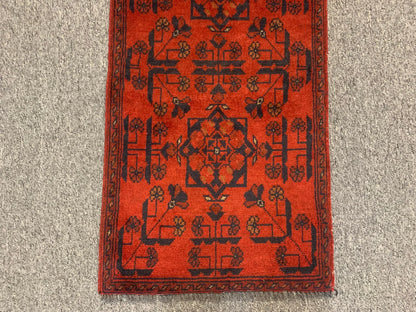 2 X 3 Khall Tribal Handmade Wool Rug # 12383