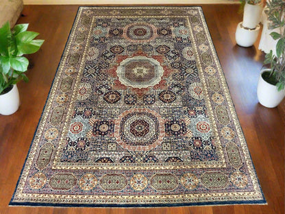 Mamluk 9X12 Multicolor handmade Wool Rug # 12815