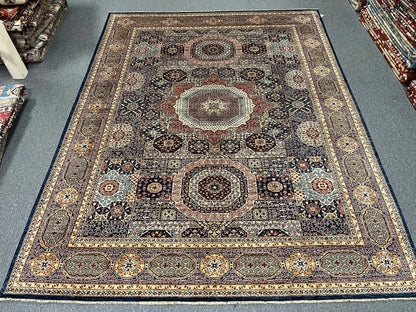 Mamluk 9X12 Multicolor handmade Wool Rug # 12815