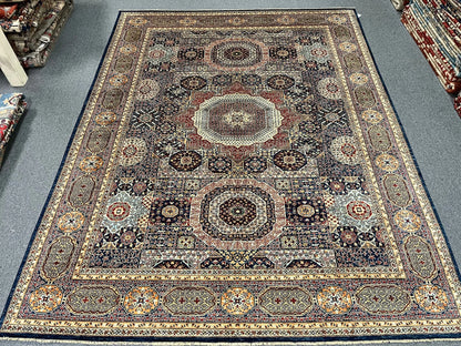 Mamluk 9X12 Multicolor handmade Wool Rug # 12815