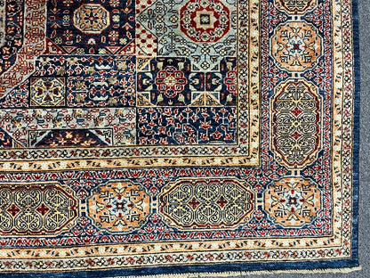 Mamluk 9X12 Multicolor handmade Wool Rug # 12815