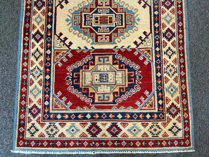 Kazak 3X4 Handmade Wool Rug # 12593