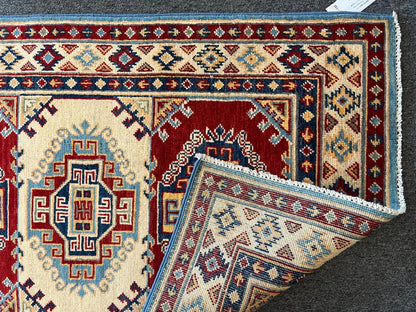 Kazak 3X4 Handmade Wool Rug # 12593