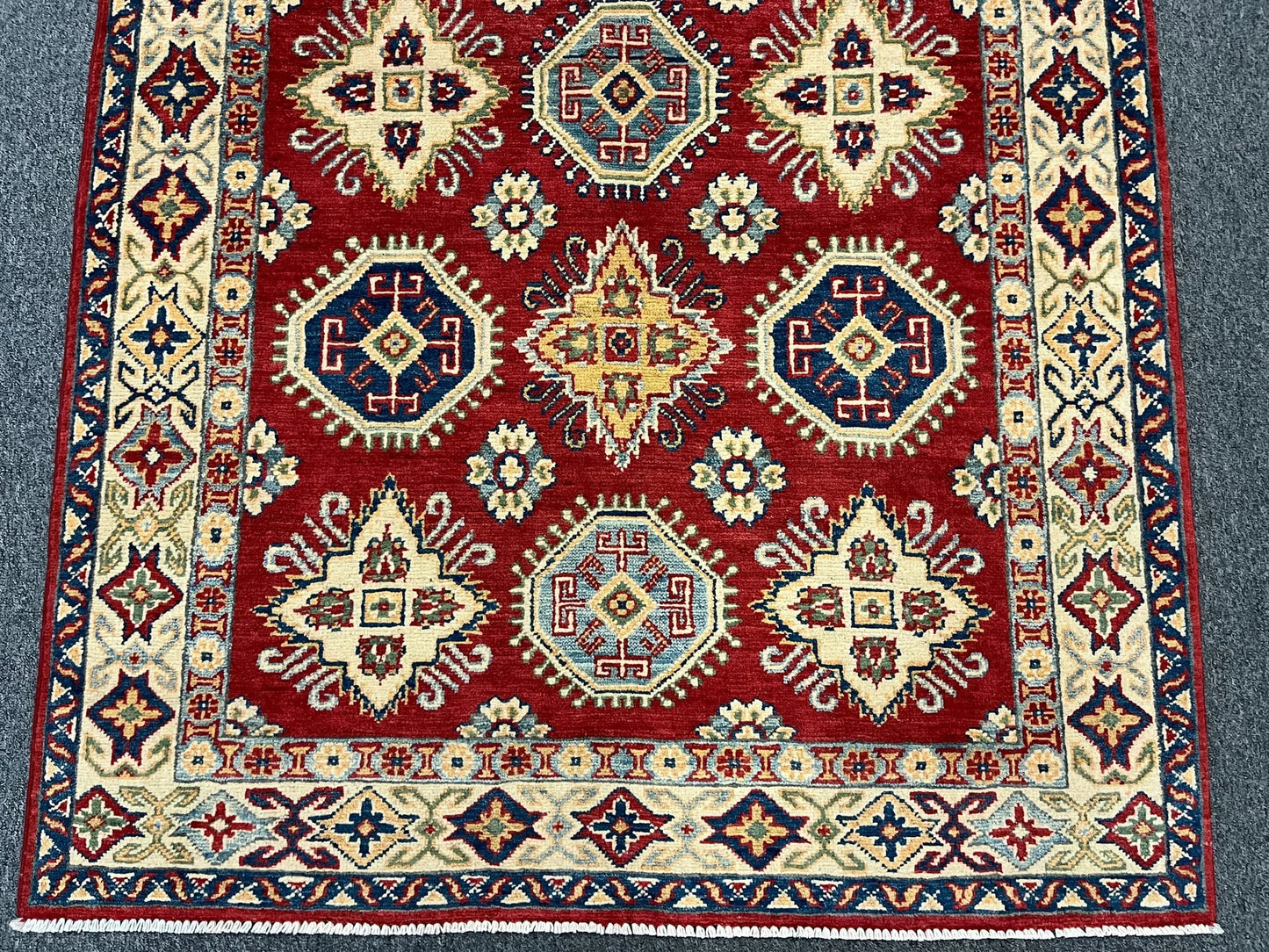 4X6 Kazak Handmade Wool Rug # 12526