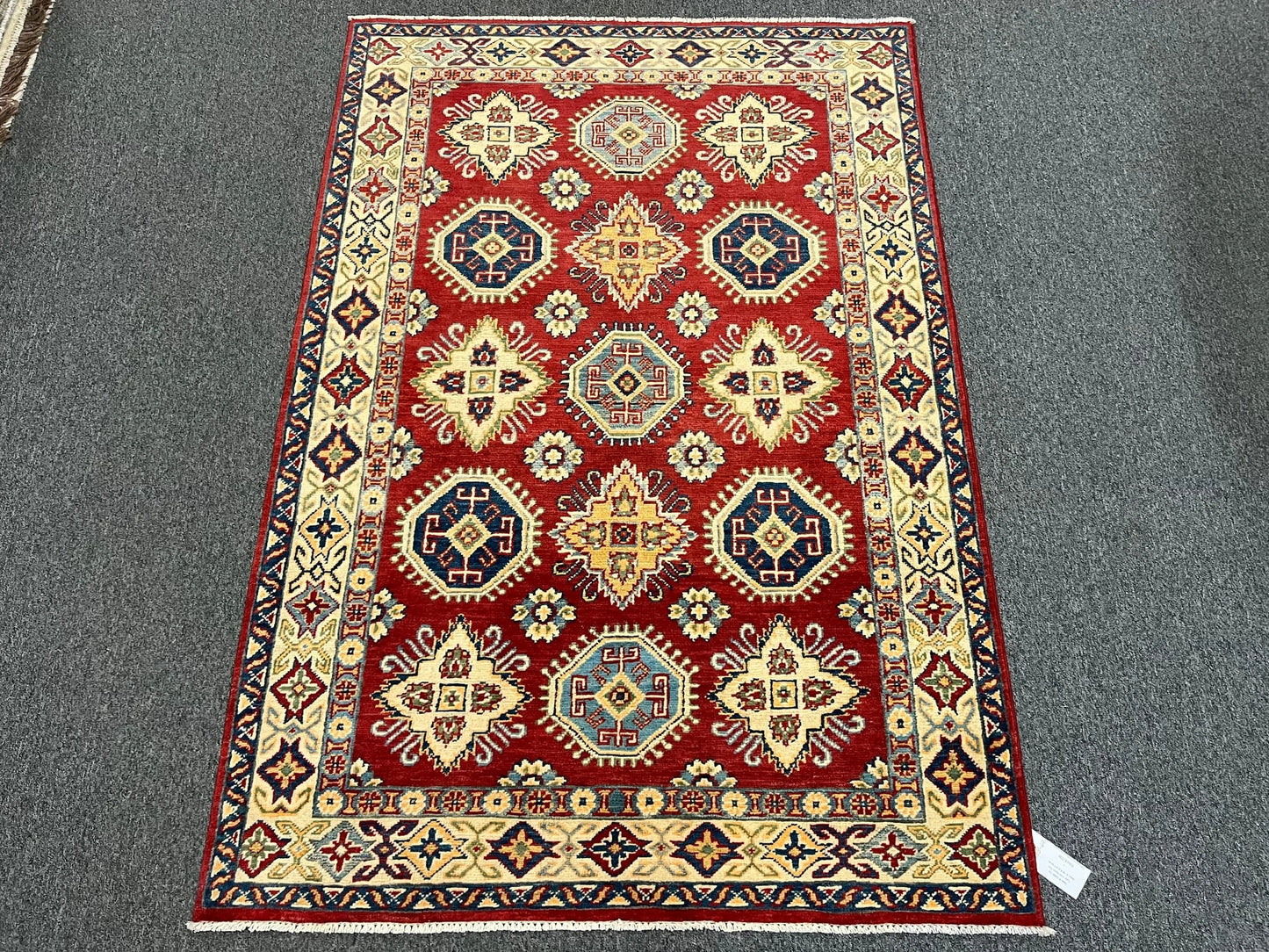 4X6 Kazak Handmade Wool Rug # 12526