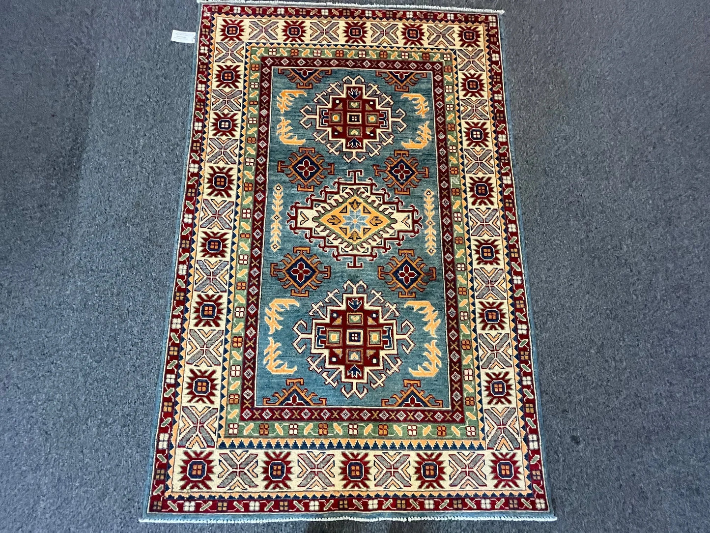 4′ X 6′ Kazak Handmade Wool Rug # 12521