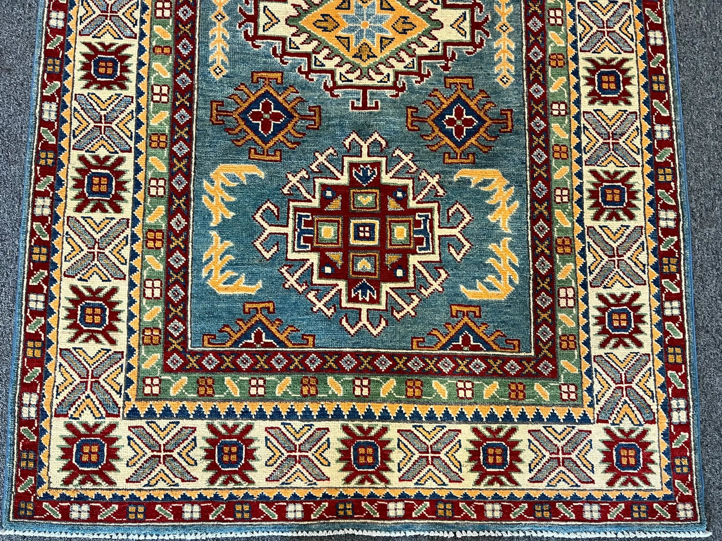 4′ X 6′ Kazak Handmade Wool Rug # 12521