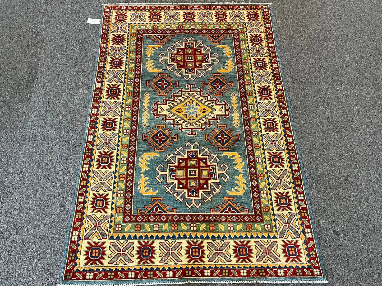 4′ X 6′ Kazak Handmade Wool Rug # 12521