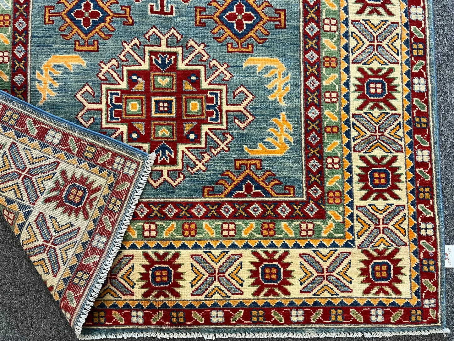 4′ X 6′ Kazak Handmade Wool Rug # 12521