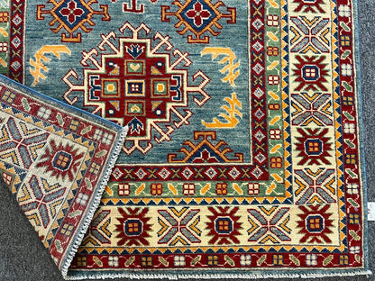 4′ X 6′ Kazak Handmade Wool Rug # 12521