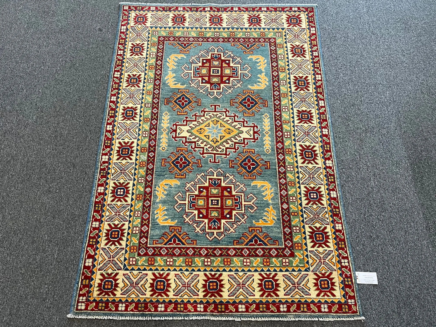 4′ X 6′ Kazak Handmade Wool Rug # 12521