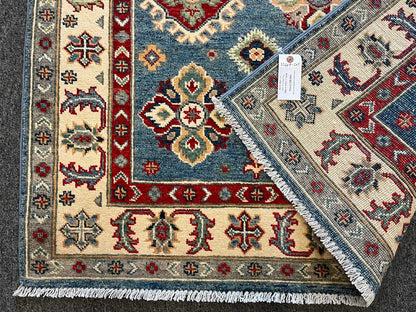 4′ X 6′ Kazak Handmade Wool Rug # 12667
