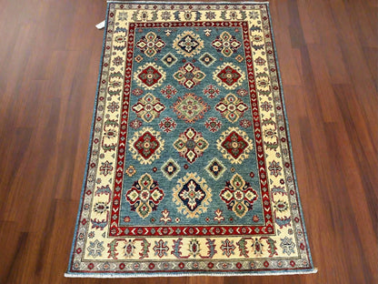 4′ X 6′ Kazak Handmade Wool Rug # 12665