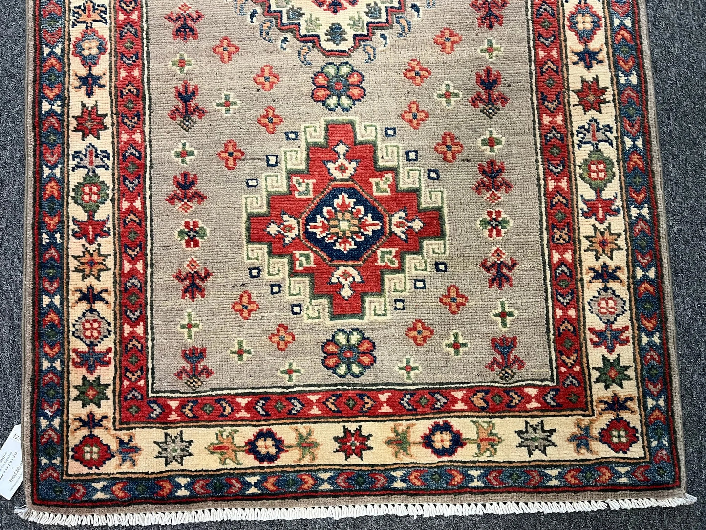 Kazak 2' 10"X10 Handmade Wool Runner Rug # 12502