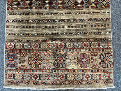 Tribal Khorjin 3X5 Handmade Wool Rug # 12868