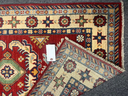 Kazak 2' 7"X10 Handmade Wool Runner Rug # 12493